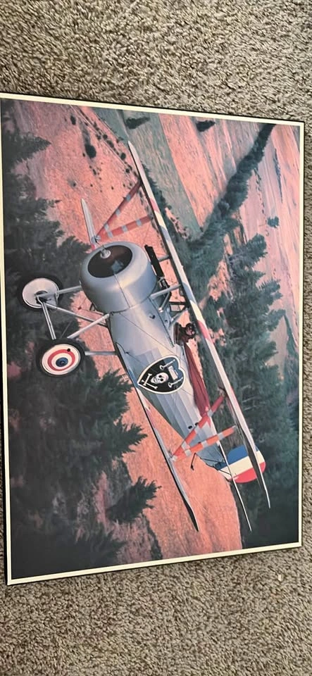 Vintage World War I Aviation Art Prints - Set of 8