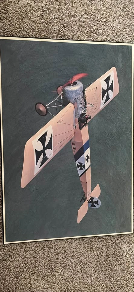 Vintage World War I Aviation Art Prints - Set of 8 - photo 3