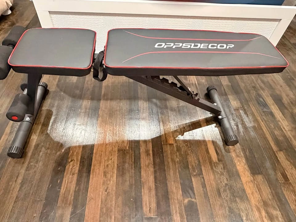 Adjustable Dumbbell Set + Workout Bench – Like New