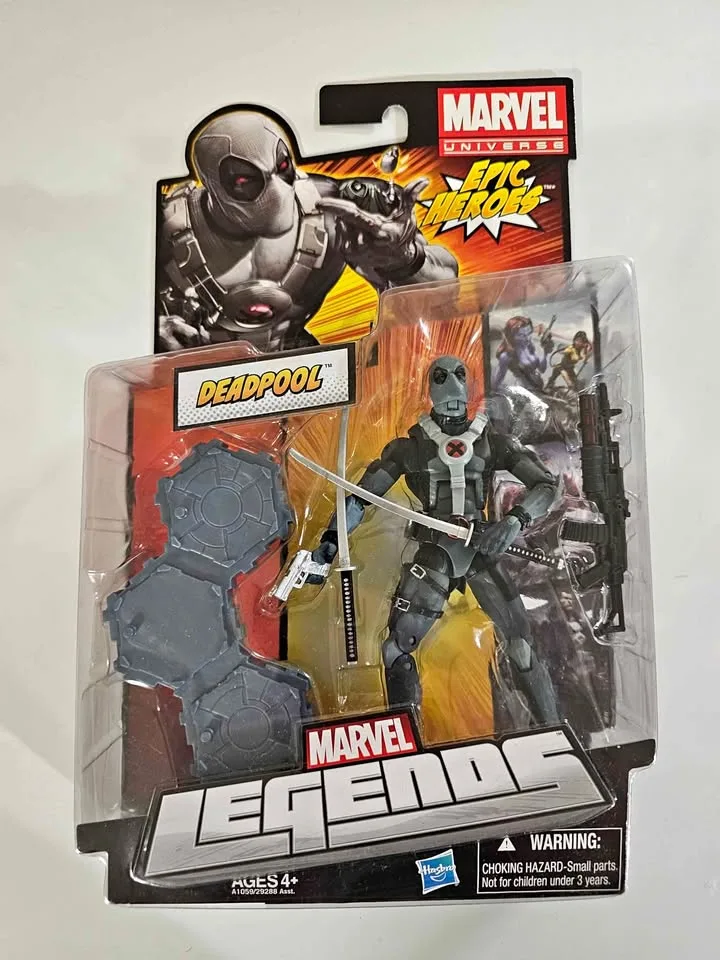 Marvel Legends Epic Heroes 6" Deadpool Gray NEW BNIB thumbnail