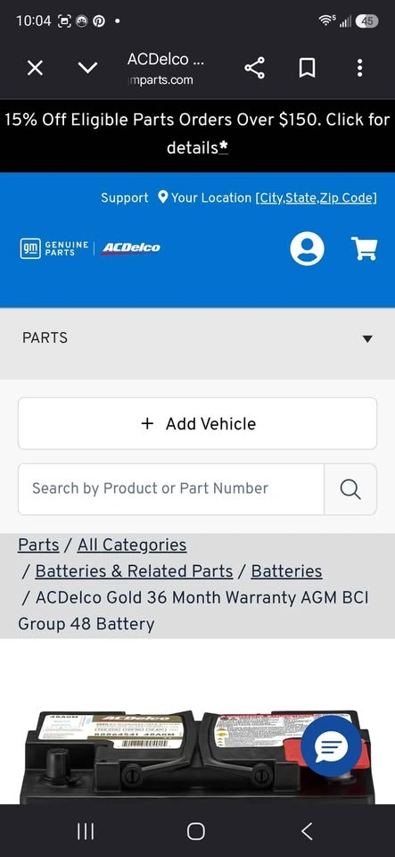 NEW ACDelco Gold AGM Battery Group 48/H6 — 760 CCA — $200 - photo 3