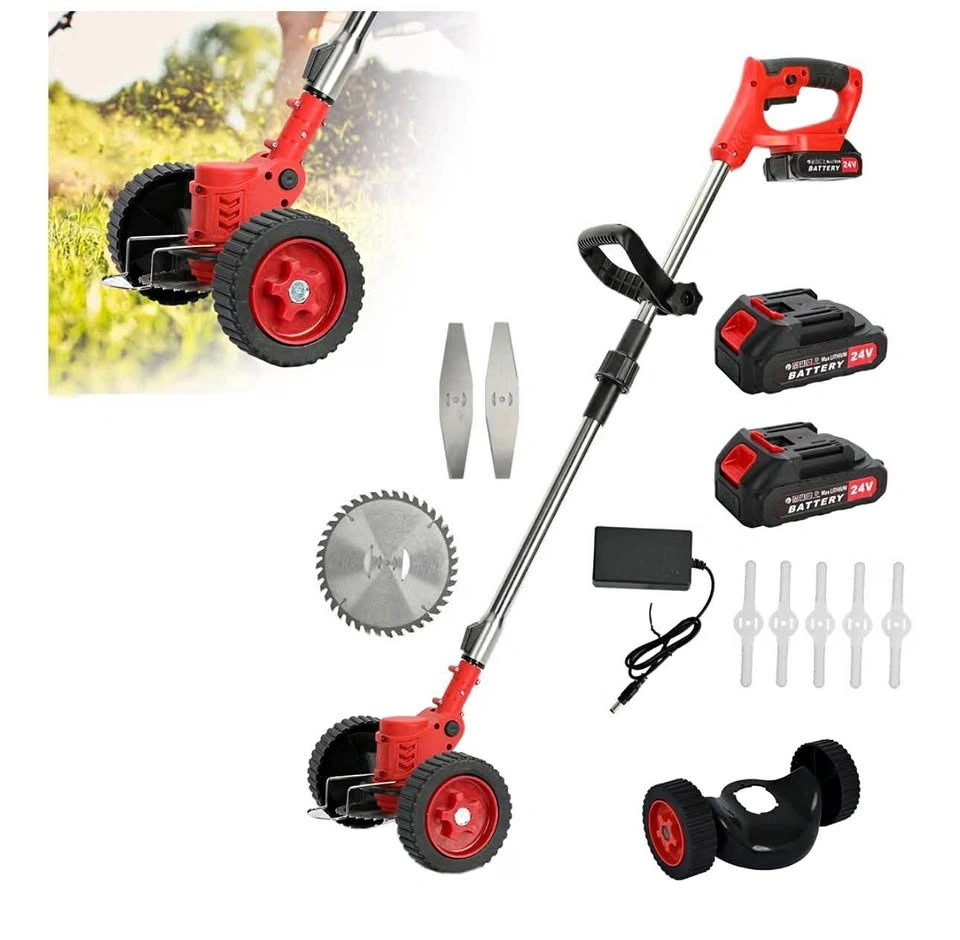 24V Cordless Electric Grass Trimmer and Lawn Mower