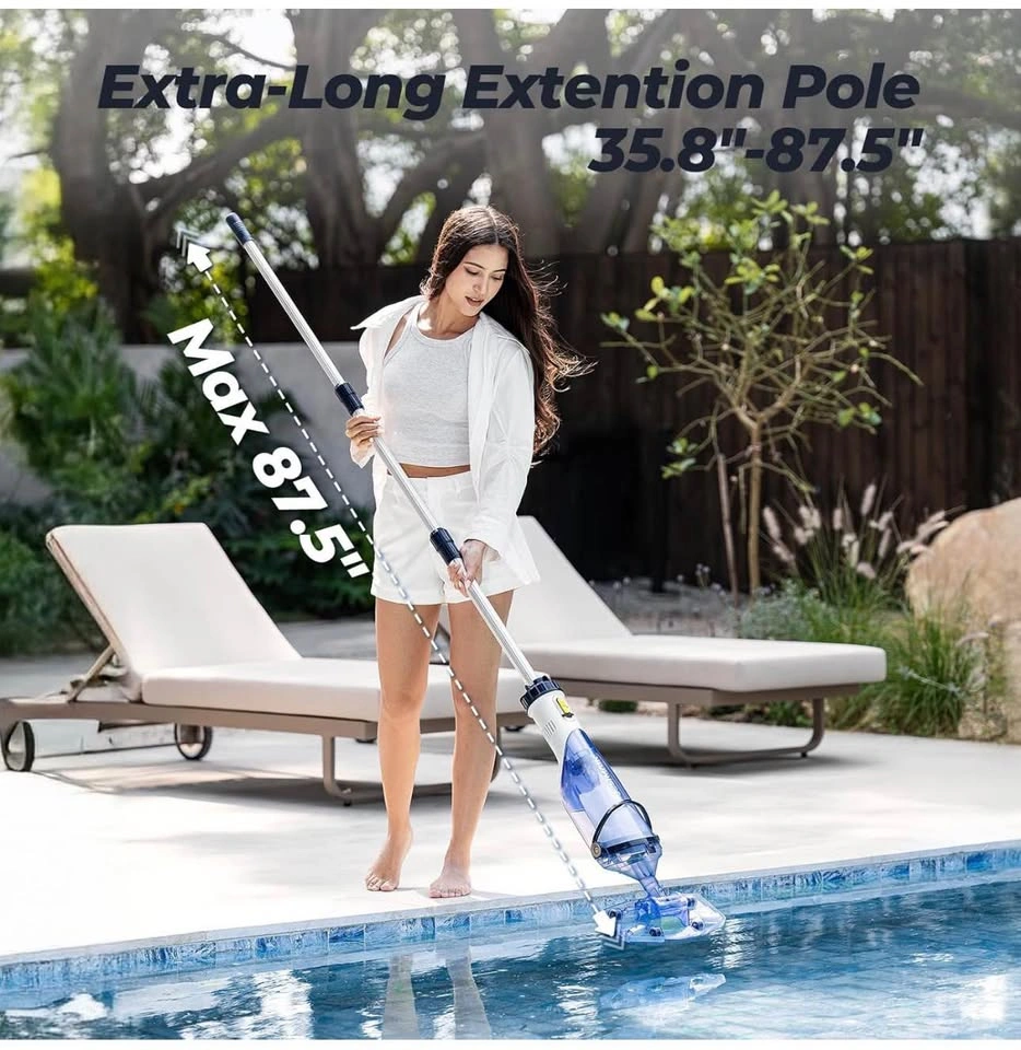 JESIMAIK Pool Vacuum for Above Ground Pool with Pole - photo 4