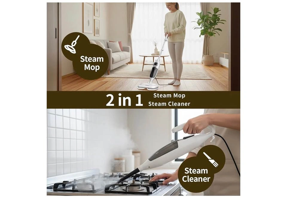 TORDER 13-in-1 Steam Mop & Floor Scrubber - photo 2