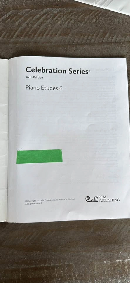Celebration Series Sixth Edition - Piano Etudes (Level 6) - photo 2