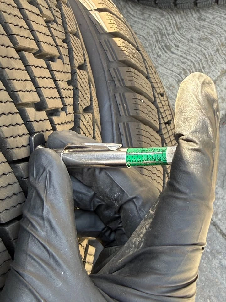 235/55/19 Winter Tires - Almost New - photo 2