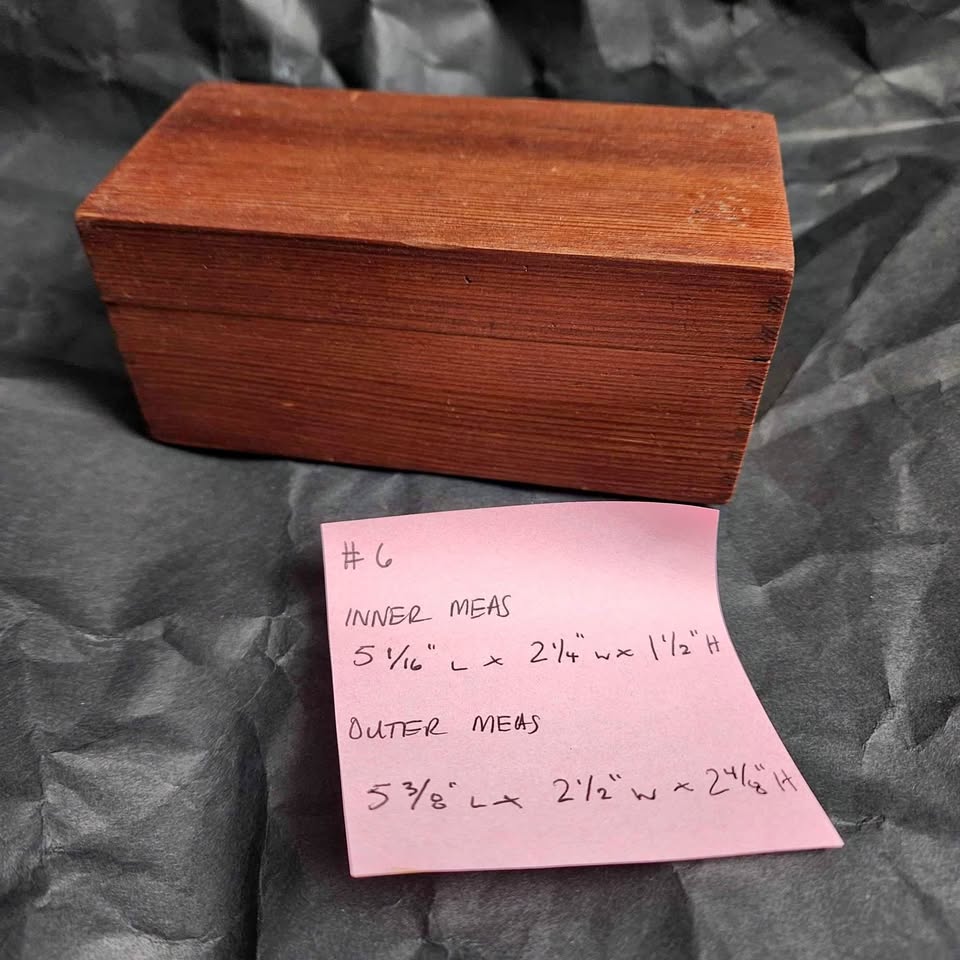 Antique Vintage Delicate Handmade Wood Box