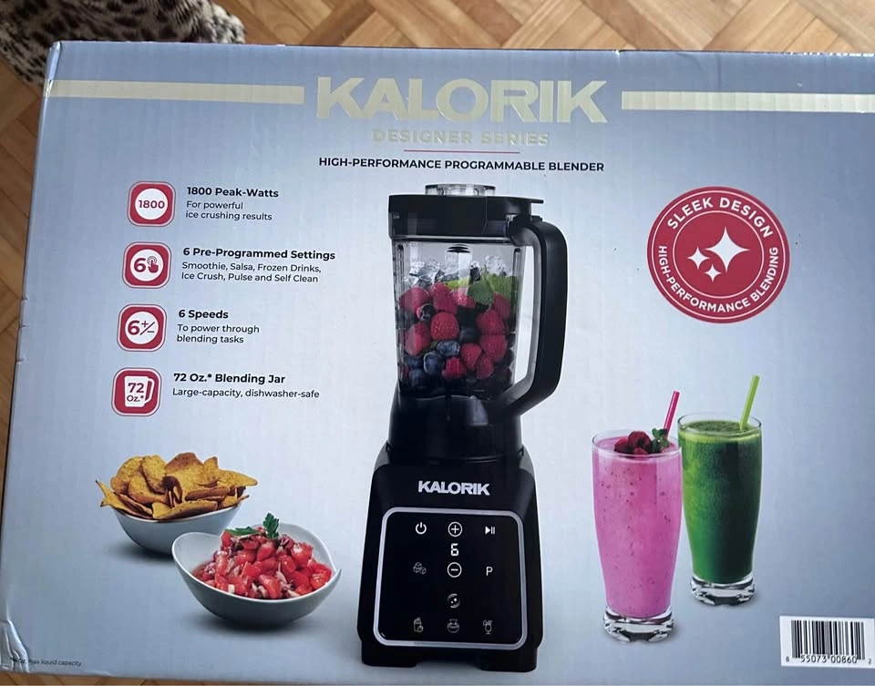 BNIB Kalorik 1800w designer blender - photo 2
