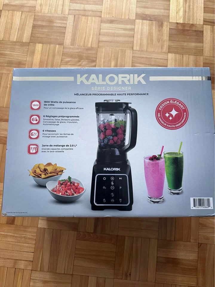 BNIB Kalorik 1800w designer blender - photo 4