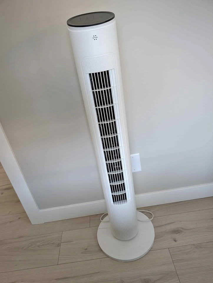 Like New Hampton Bay Tower Fan with Remote