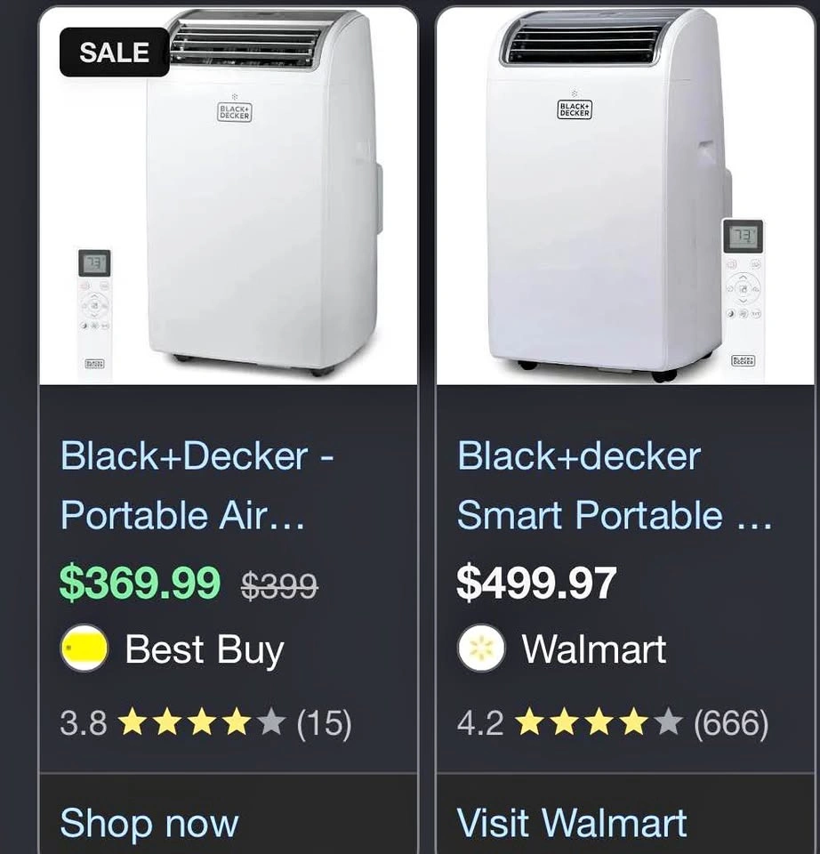 6k btu portable wall mount ac