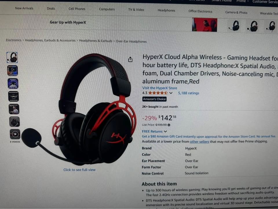 Hyperx Cloud Alphas Gaming headphones - photo 2
