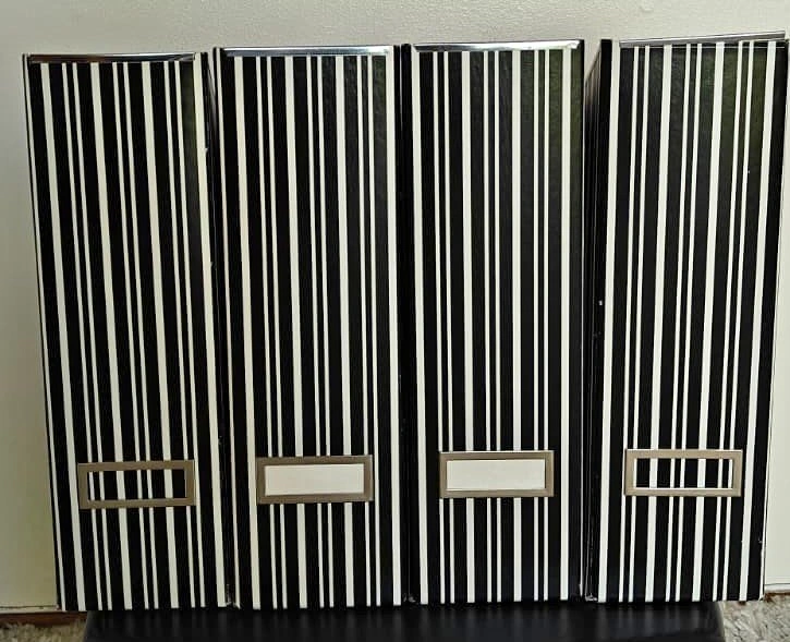 4 Magazine files (black/white)