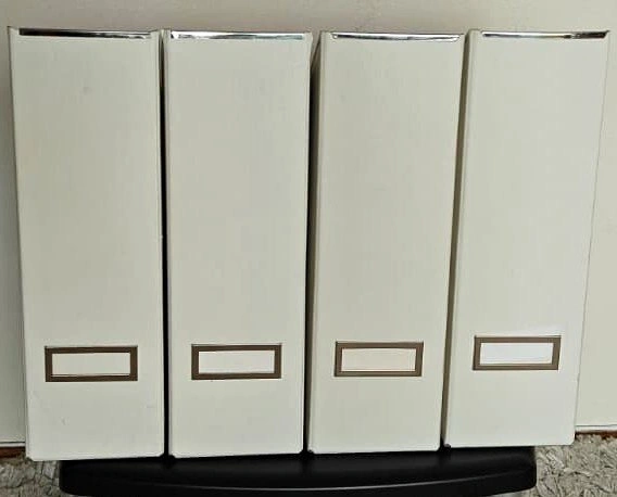 4 Magazine files (4 white)