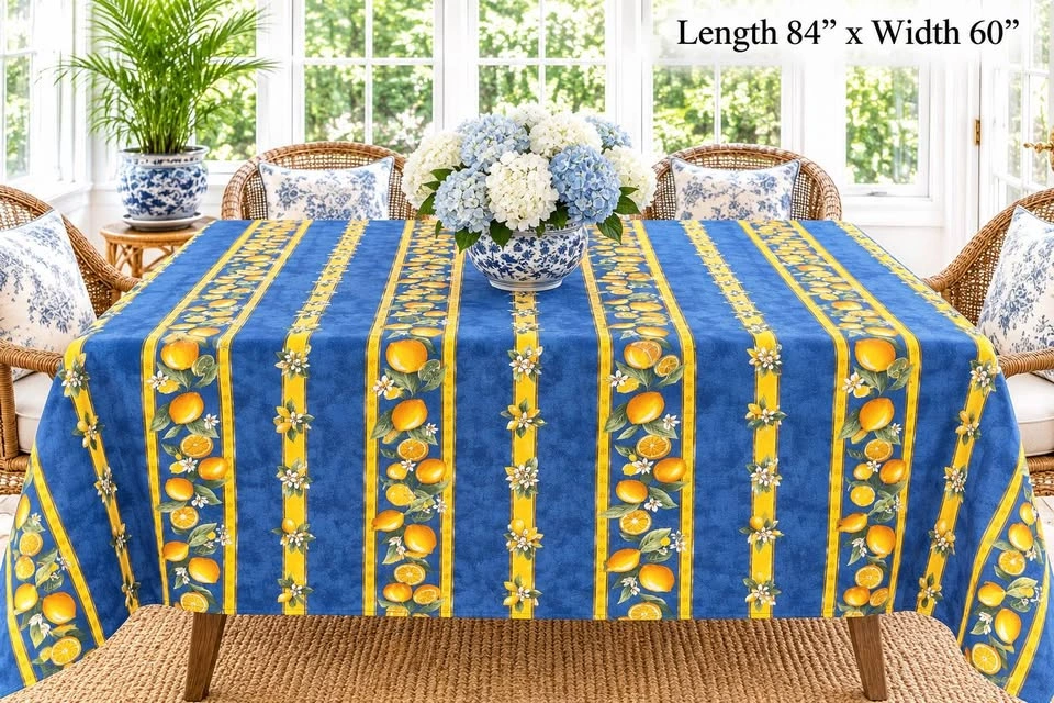 Table Cloth Provencal L’Arte de Vivre Made In Canada 100% Cotton - photo 2