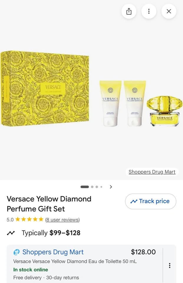 Versace Yellow Diamond Perfume Gift Set - photo 2