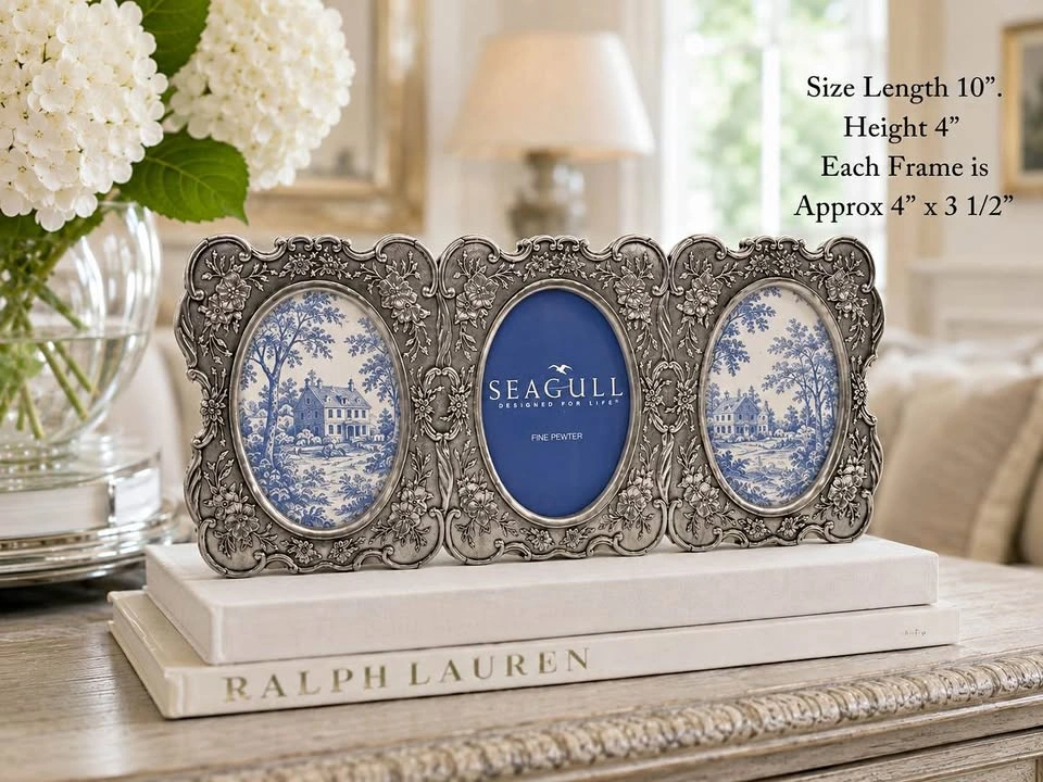 Picture Frame Seagull Pewter