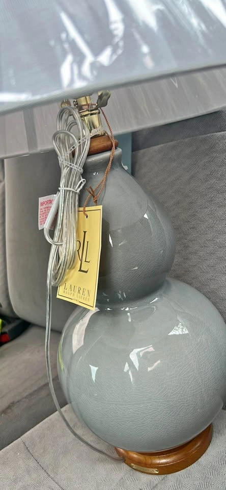 Ralph Lauren Table Lamp Double Gourd Ceramic