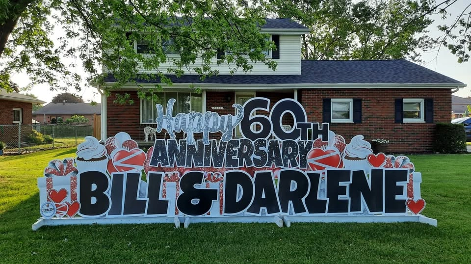 Anniversary Yard Card Celebration Sign - photo 3