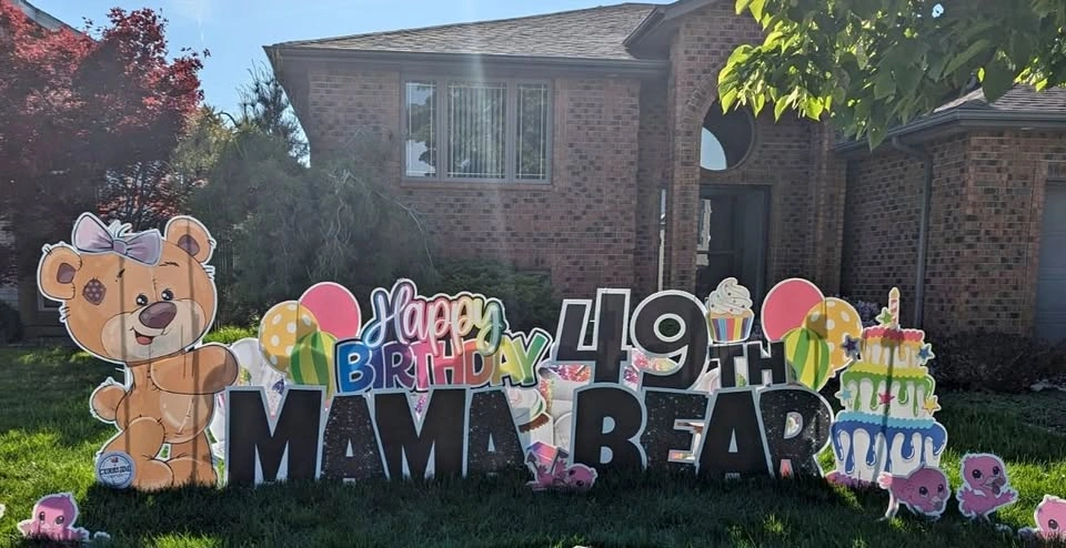 Mother's Day Yard Card Celebration Sign