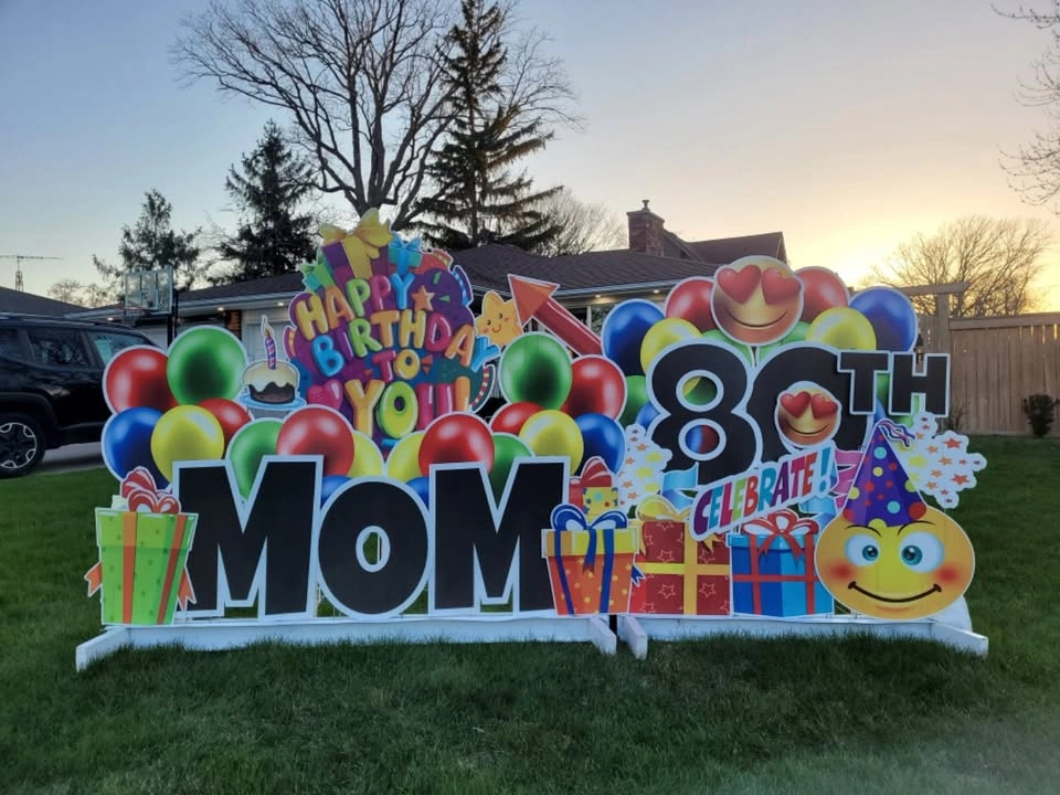 Mother's Day Yard Card Celebration Sign - photo 2