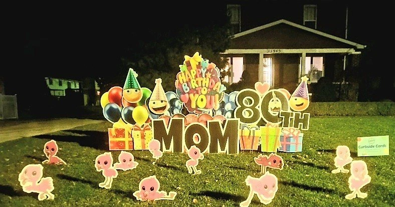 Mother's Day Yard Card Celebration Sign - photo 3