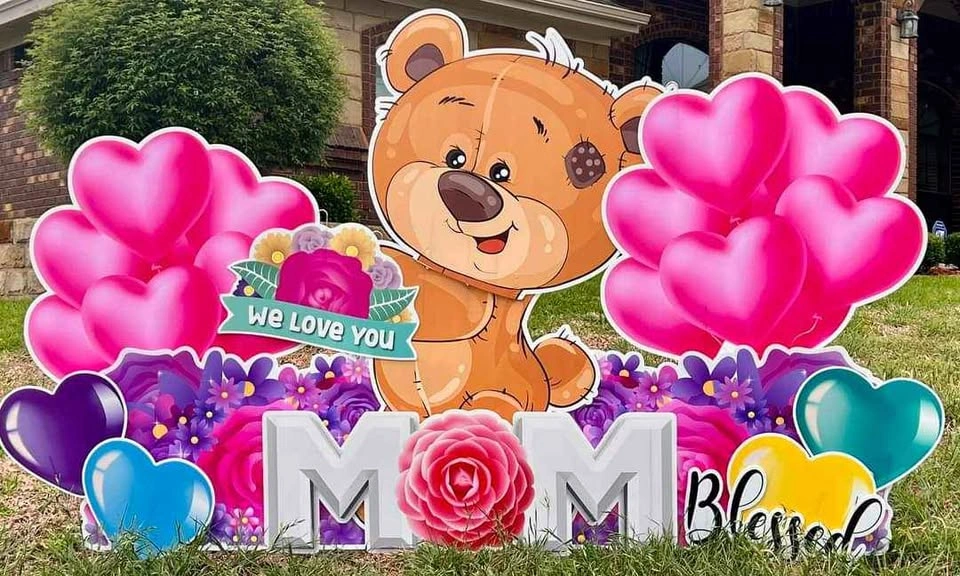 Mother's Day Yard Card Celebration Sign - photo 4