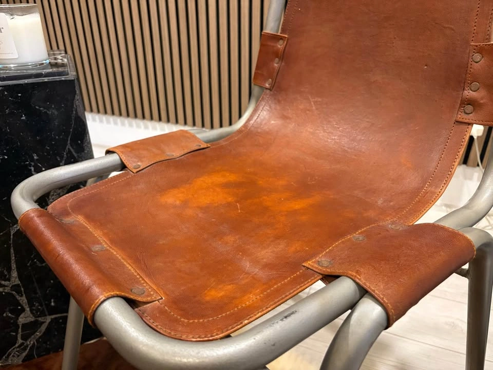 RARE MCM "LES ARCS" CHAIRS BY CHARLOTTE PERRIAND! (SET OF 3) - photo 3