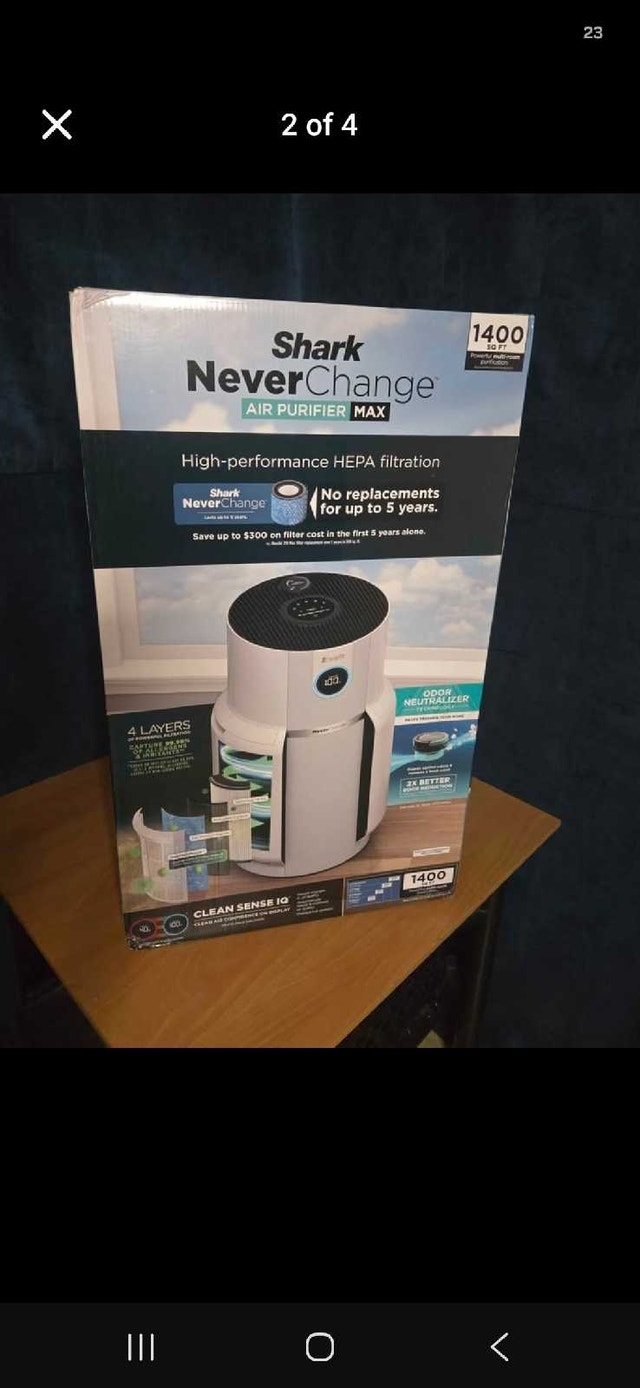 Shark NeverChange Air Purifier Max - photo 2