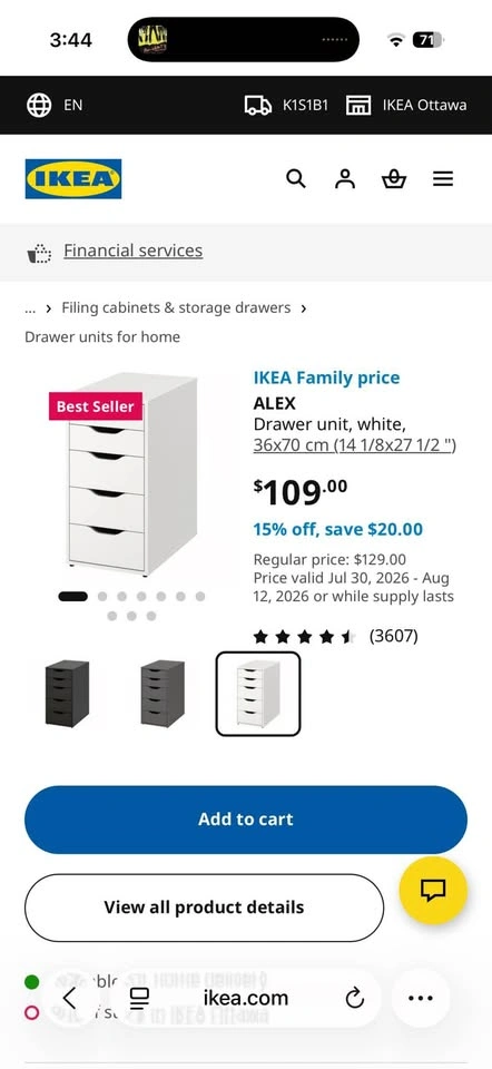 IKEA Alex drawer - photo 4
