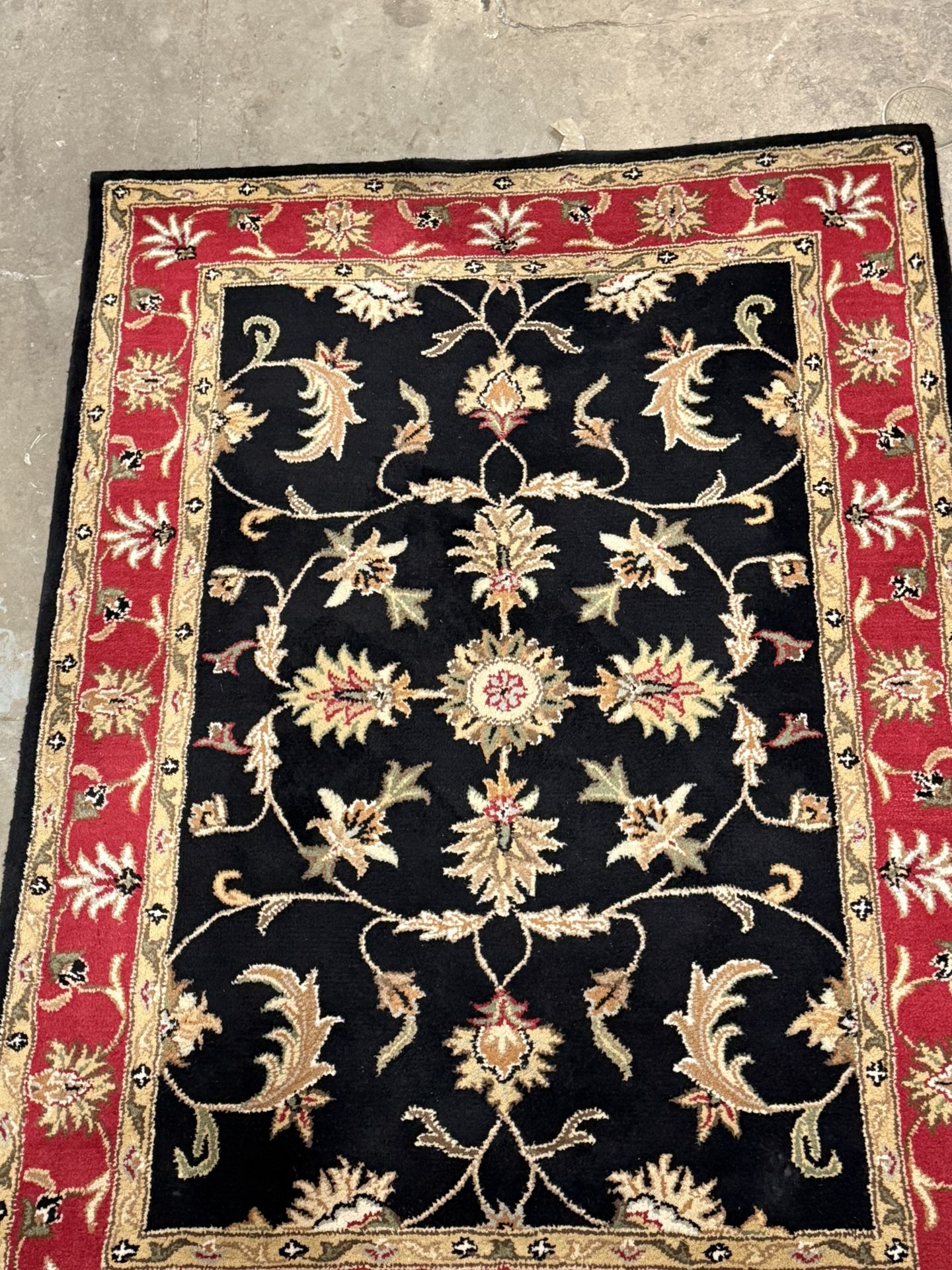 Rug, Sofie wool red/black 5ft x 7ft - photo 2