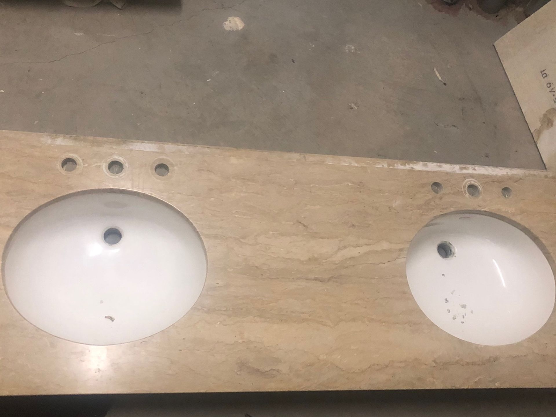 Vanity Counter Top Mármol Beige With Kohler Sink