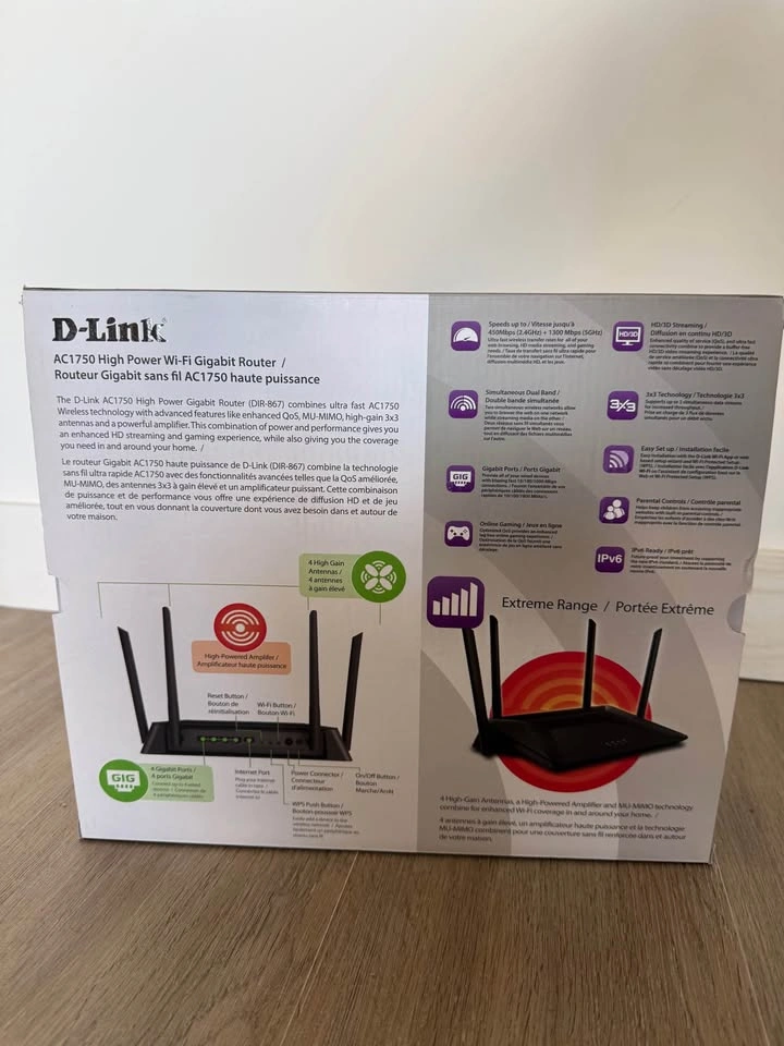 D-Link AC1750 High-Power Wi-Fi Gigabit Router - photo 2