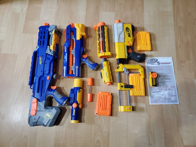 Nerf gun collection