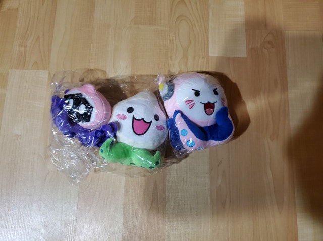 Set of 3 Overwatch pachimari plushie