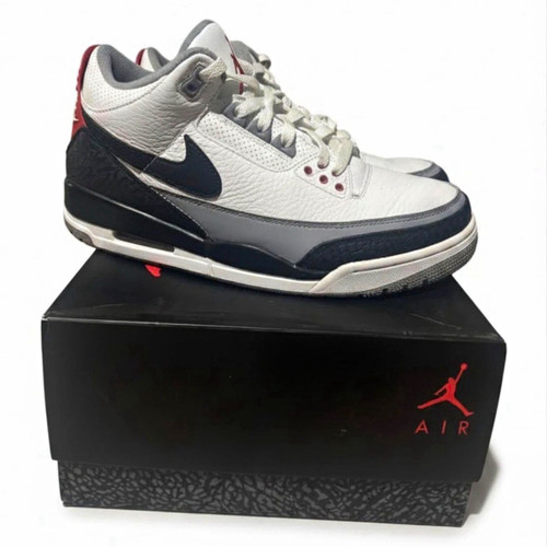 Jordan Air Jordan 3 Men’s Leather Mid Top Sneakers