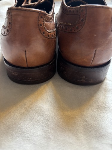 Cole Haan Men’s Brown Leather Wingtip Brogue Oxford Dress Shoes - photo 5
