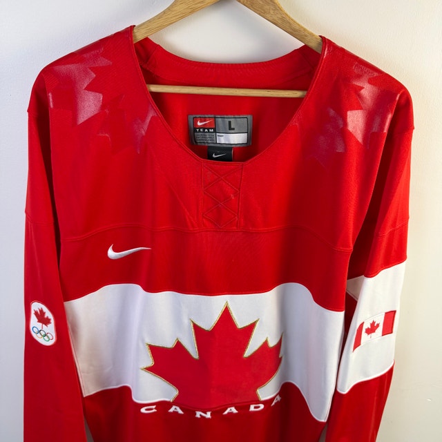 Vintage 2014 Nike Team Canada Sochi Olympics Jersey Mens - photo 2
