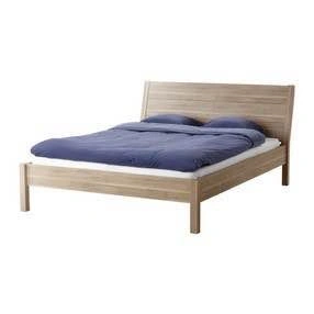 Nyvoll Bed Frame - Great Condition, FULL size, Also Includes Sla