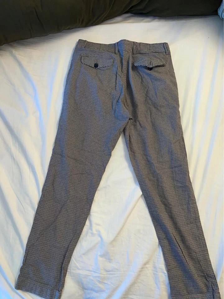 Brown houndstooth pants size M - photo 2