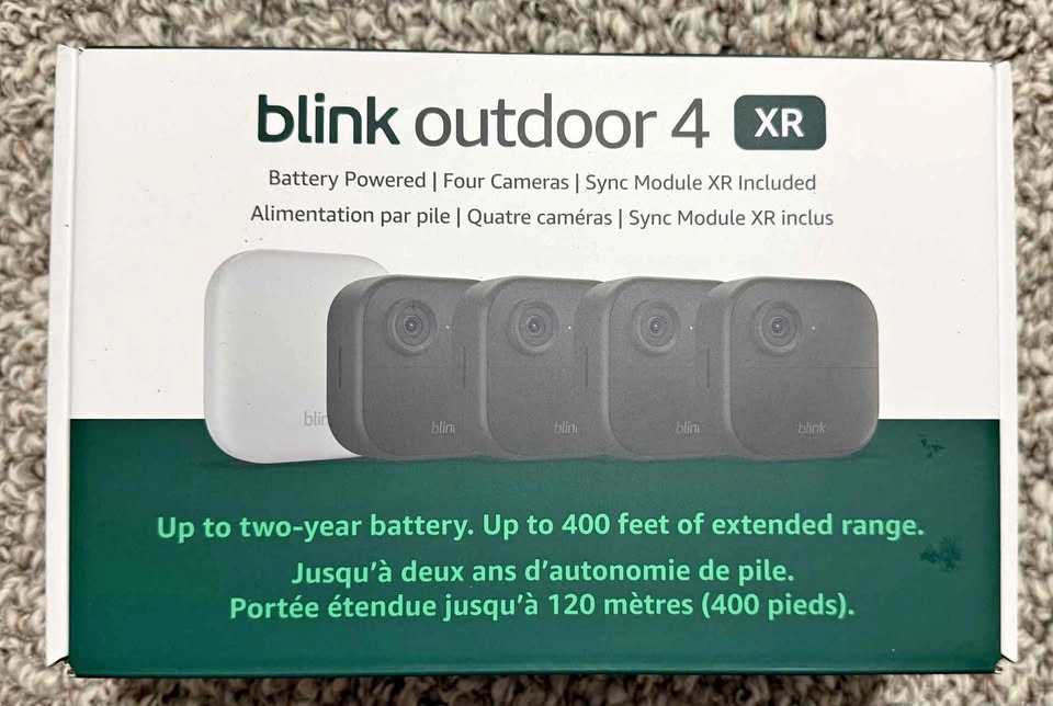Blink Outdoor 4 XR 4-Camera System with Sync Module
