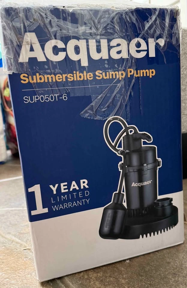 Acquaer Submersible Sump Pump 1/2 HP SUP050T-6 - photo 2