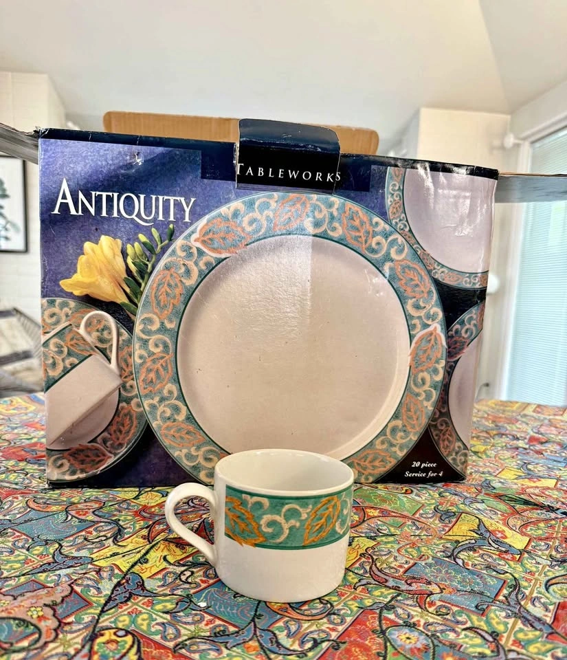 20 piece dinnerware set service for 4