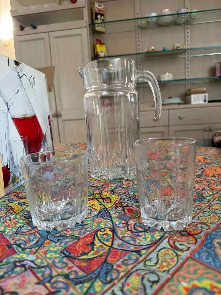 12 Piece Clear Glass Tumbler Set and 13 Piece Jar set - photo 5