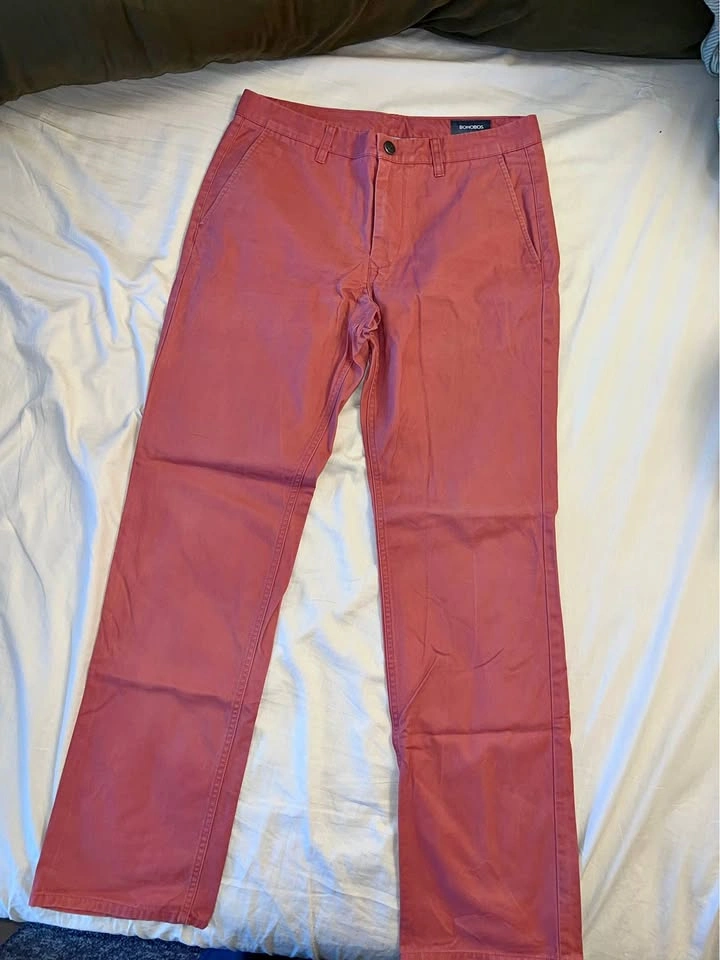 Bonobos men pink pants size 32 x 32