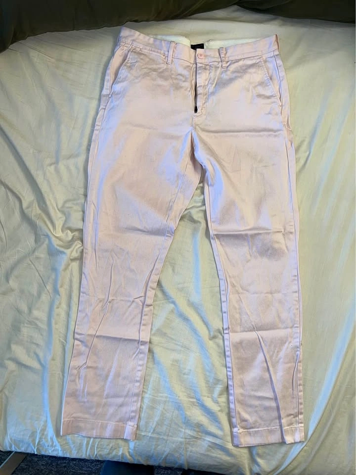 J Crew light pink pants size 32/32