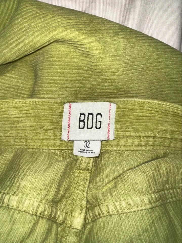 Urban outfitter, green corduroy pants size 32 - photo 3
