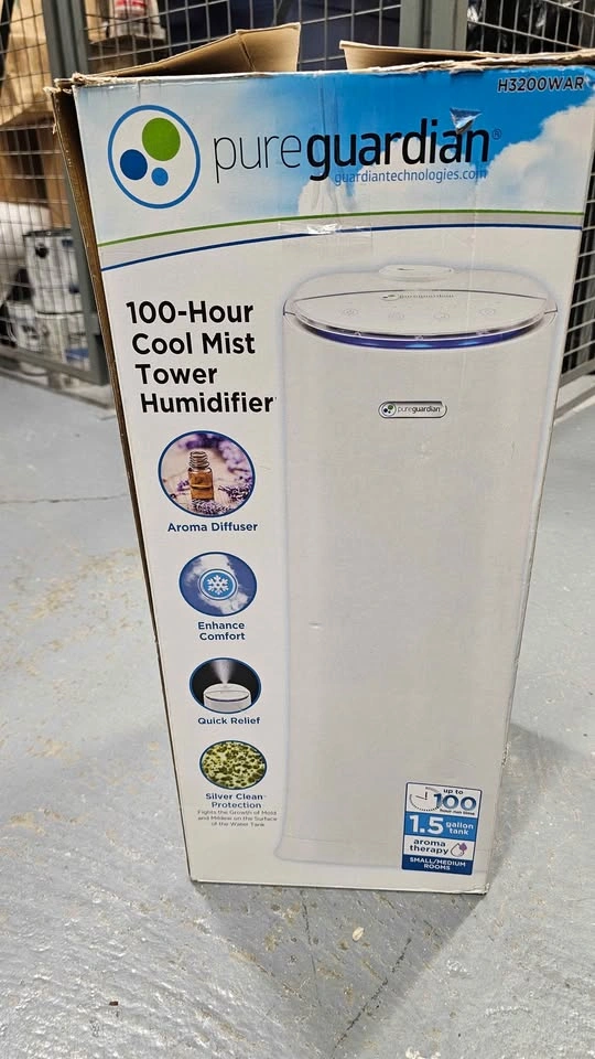 PureGuardian 100-Hour Cool Mist Tower Humidifier - photo 2