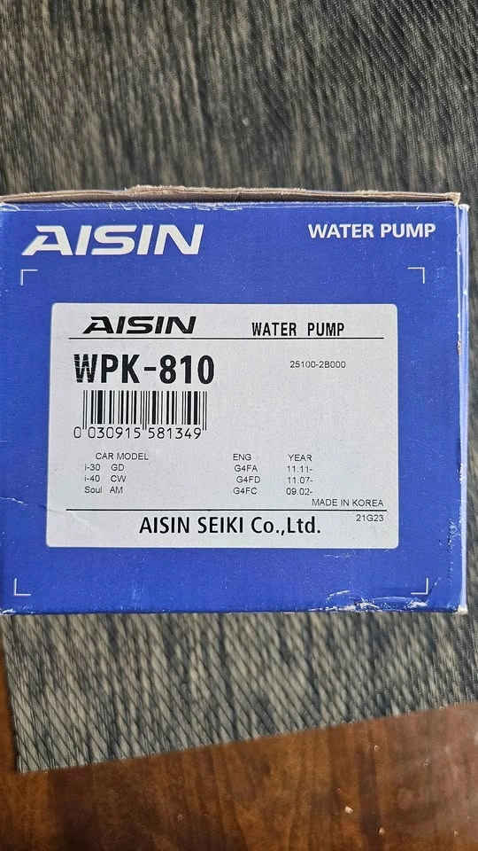 AISIN WPK-810 Water Pump - photo 3