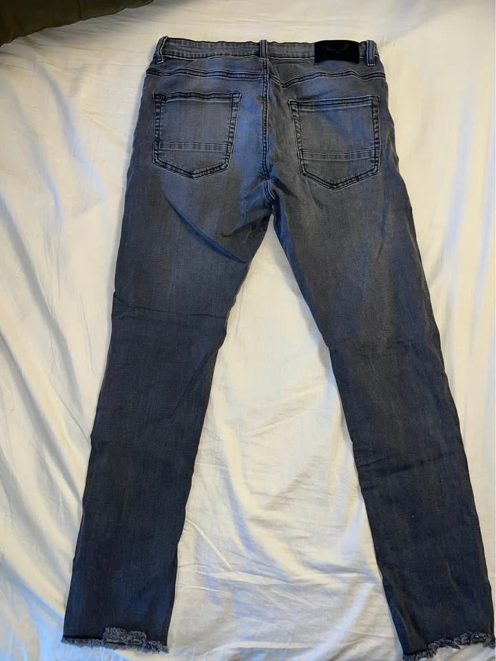 Vintage black ripped jeans, size 32 - photo 3
